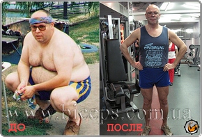 фото до и после тренировок